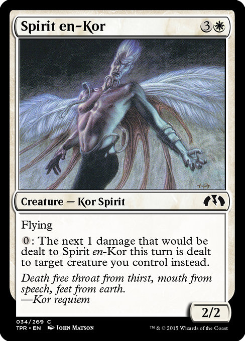 Magic the Gathering Card - Spirit en-Kor - MTG Circle