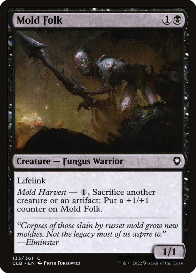 Magic the Gathering Card - Mold Folk - MTG Circle