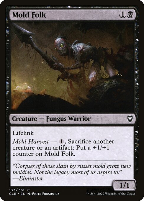 Magic the Gathering Card - Mold Folk - MTG Circle