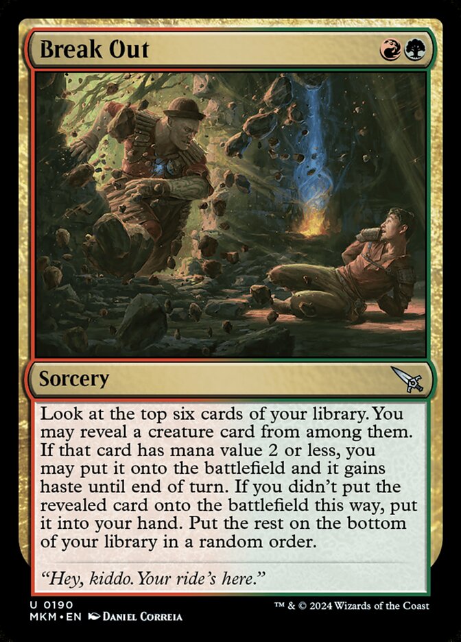 Magic the Gathering Card - Break Out - MTG Circle