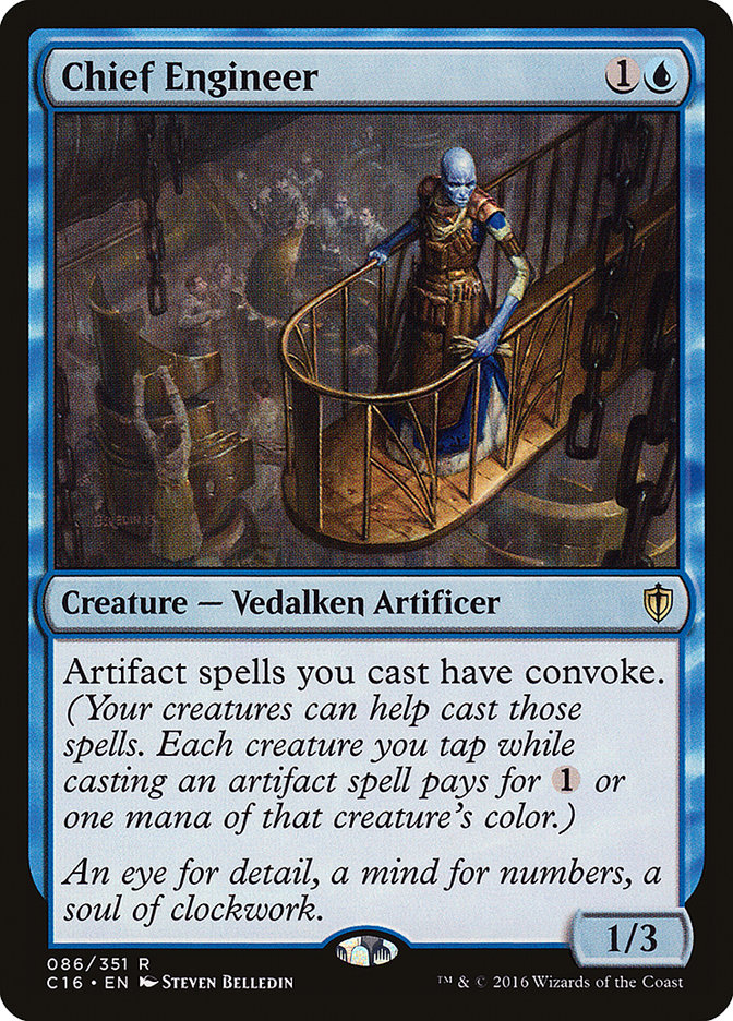Magic the Gathering Card - Chief Engineer - MTG Circle