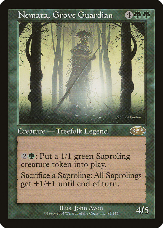 Magic the Gathering Card - Nemata, Grove Guardian - MTG Circle