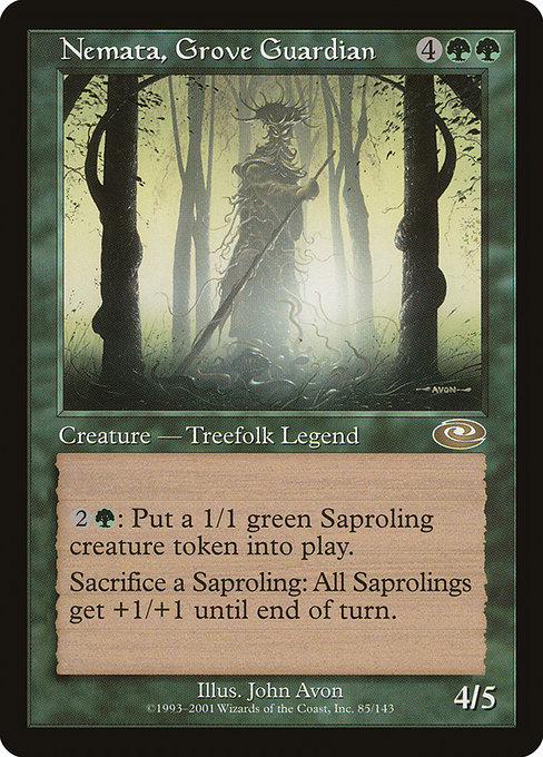 Magic the Gathering Card - Nemata, Grove Guardian - MTG Circle