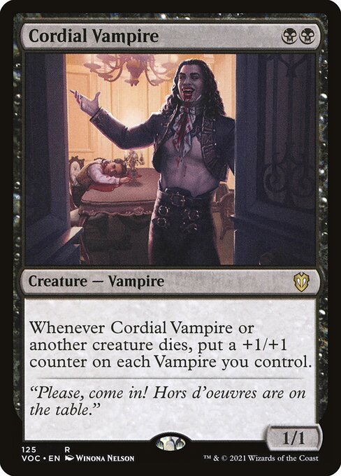 Magic the Gathering Card - Cordial Vampire - MTG Circle