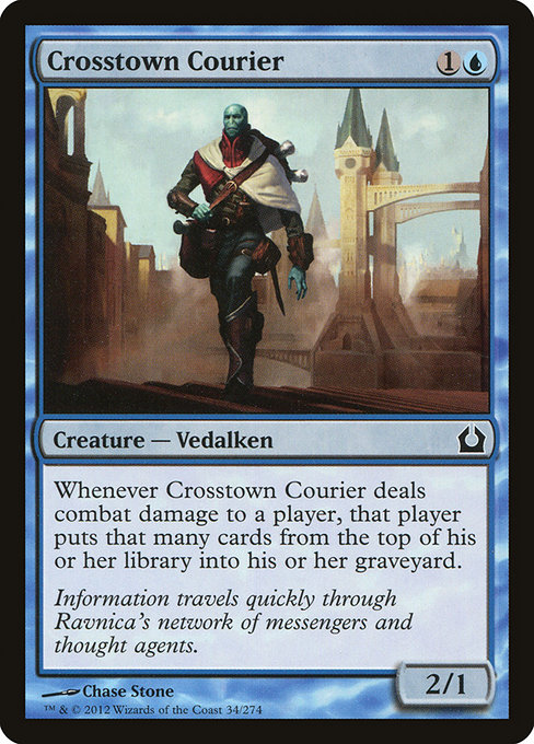 Magic the Gathering Card - Crosstown Courier - MTG Circle