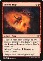 Magic the Gathering Card - Inferno Trap - MTG Circle