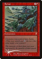 Magic the Gathering Card - Fervor - MTG Circle