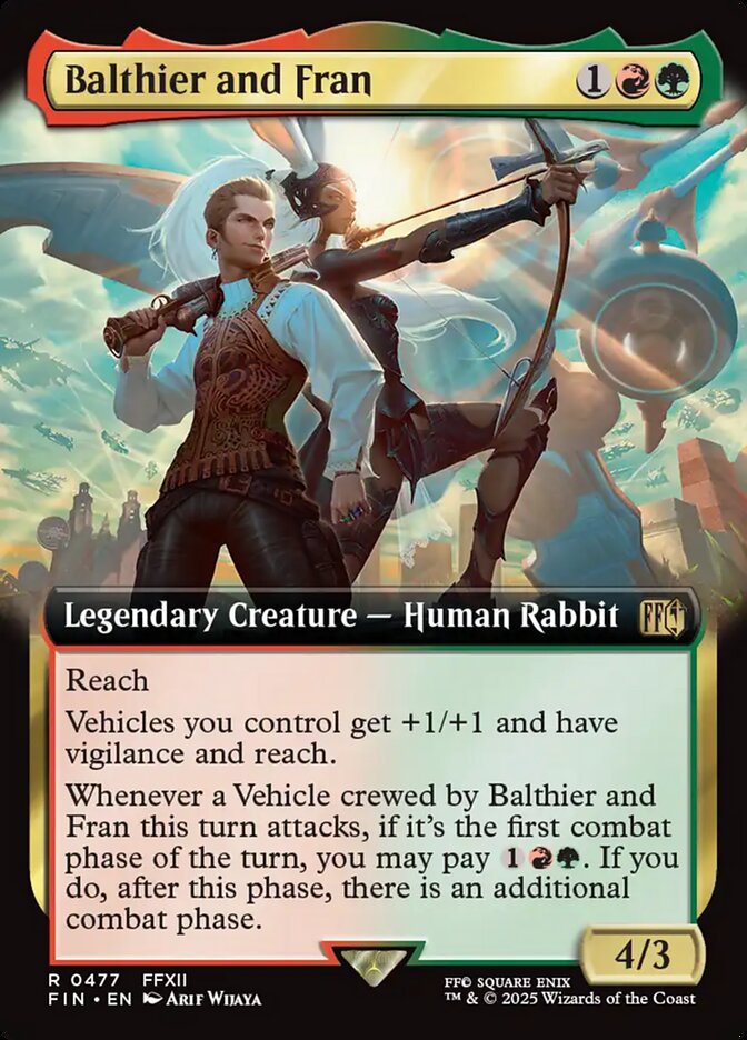 Magic the Gathering Card - Balthier and Fran - MTG Circle