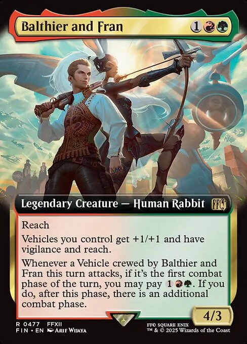 Magic the Gathering Card - Balthier and Fran - MTG Circle