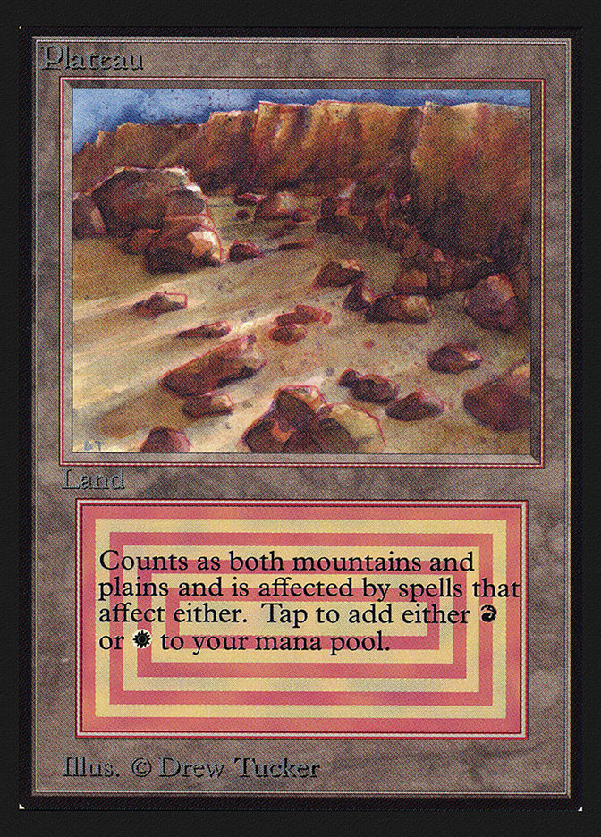 Magic the Gathering Card - Plateau - MTG Circle