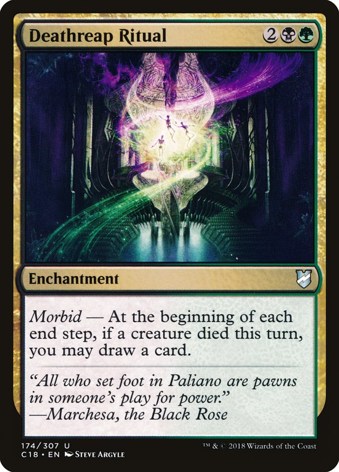 Magic the Gathering Card - Deathreap Ritual - MTG Circle