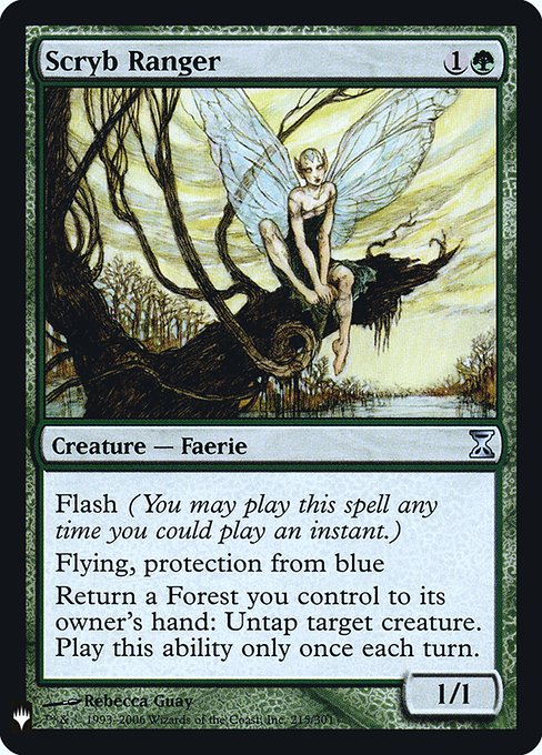 Magic the Gathering Card - Scryb Ranger - MTG Circle