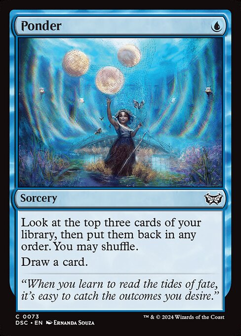 Magic the Gathering Card - Ponder - MTG Circle