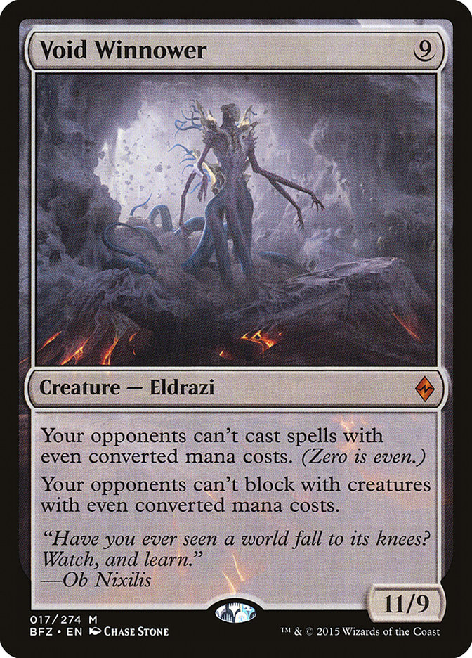 Magic the Gathering Card - Void Winnower - MTG Circle