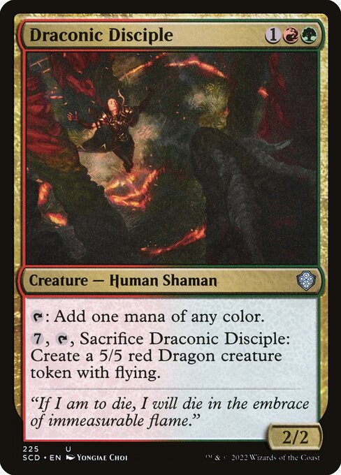 Magic the Gathering Card - Draconic Disciple - MTG Circle