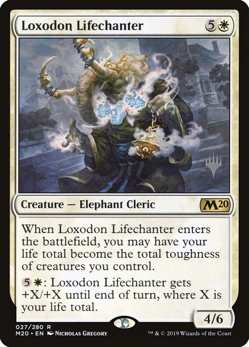 Magic the Gathering Card - Loxodon Lifechanter - MTG Circle