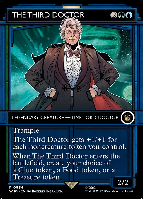 Magic the Gathering Card - The Third Doctor - MTG Circle