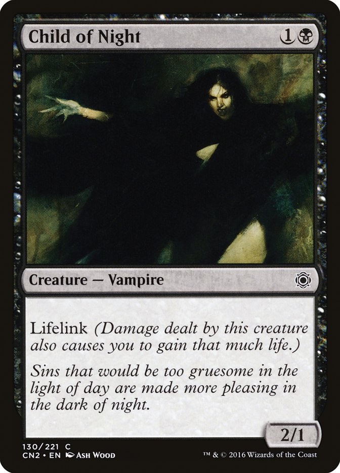 Magic the Gathering Card - Child of Night - MTG Circle