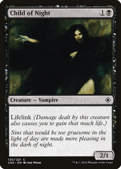 Magic the Gathering Card - Child of Night - MTG Circle