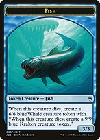 Magic the Gathering Card - Fish // Kraken - MTG Circle