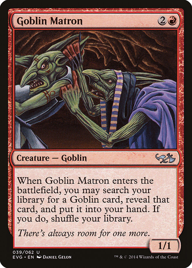Magic the Gathering Card - Goblin Matron - MTG Circle