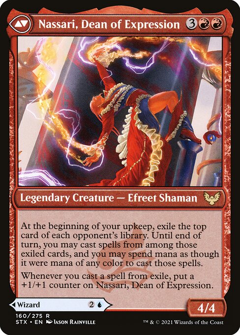 Magic the Gathering Card - Nassari, Dean of Expression - MTG Circle