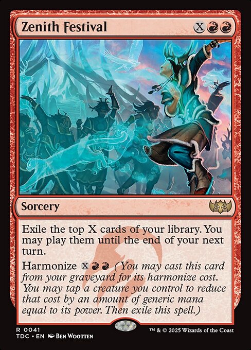 Magic the Gathering Card - Zenith Festival - MTG Circle