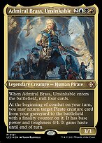 Magic the Gathering Card - Admiral Brass, Unsinkable - MTG Circle