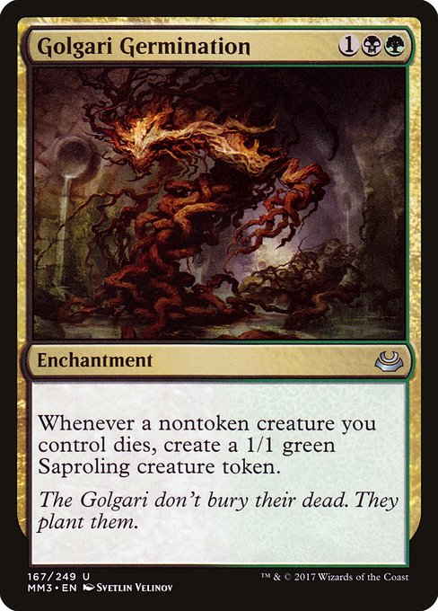 Magic the Gathering Card - Golgari Germination - MTG Circle