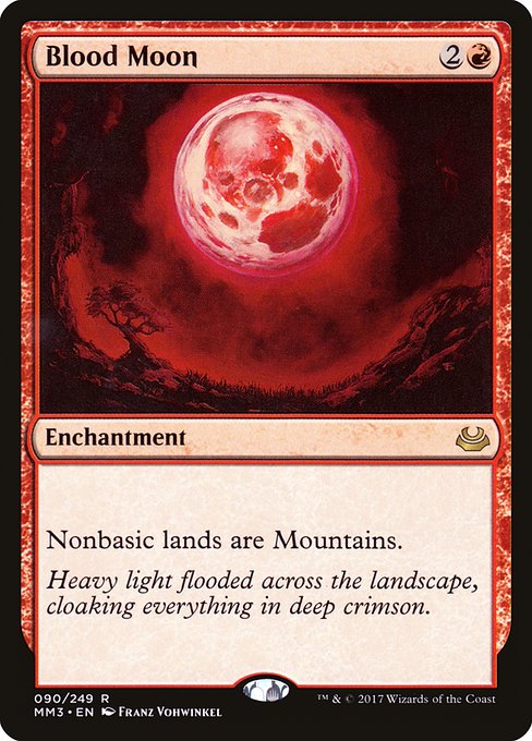 Magic the Gathering Card - Blood Moon - MTG Circle