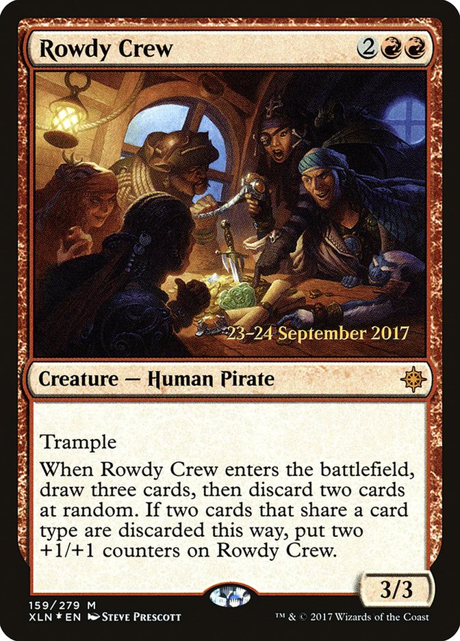 Magic the Gathering Card - Rowdy Crew - MTG Circle