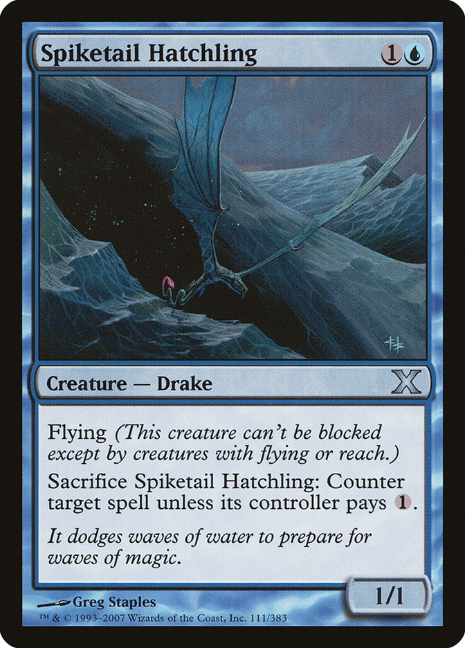 Magic the Gathering Card - Spiketail Hatchling - MTG Circle