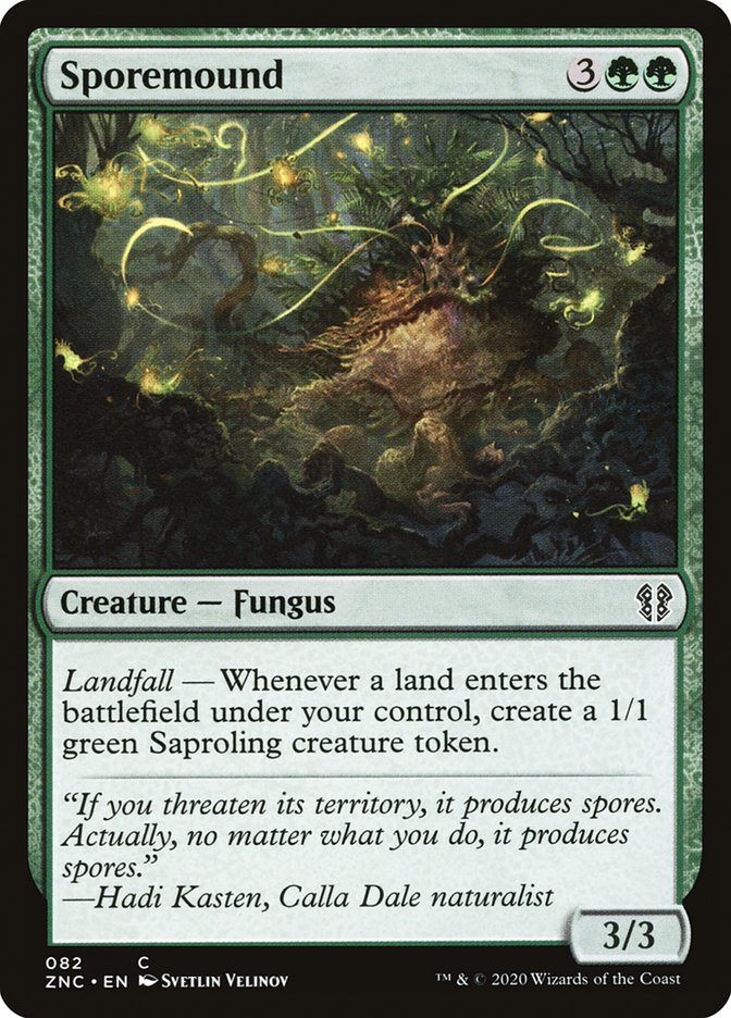 Magic the Gathering Card - Sporemound - MTG Circle