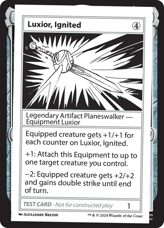 Magic the Gathering Card - Luxior, Ignited - MTG Circle