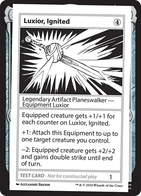 Magic the Gathering Card - Luxior, Ignited - MTG Circle