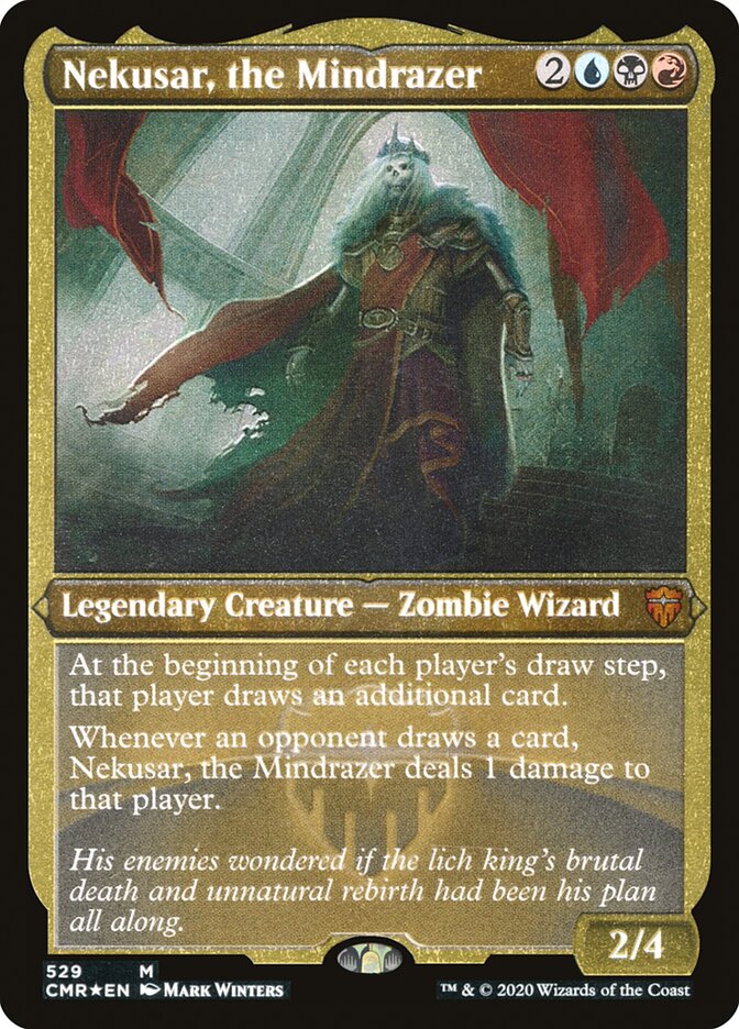 Magic the Gathering Card - Nekusar, the Mindrazer - MTG Circle