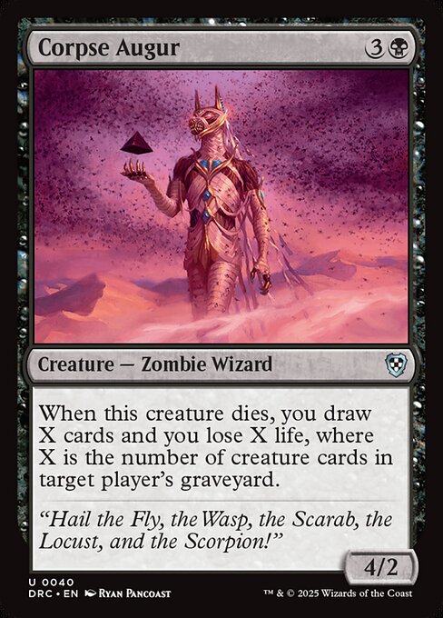 Magic the Gathering Card - Corpse Augur - MTG Circle