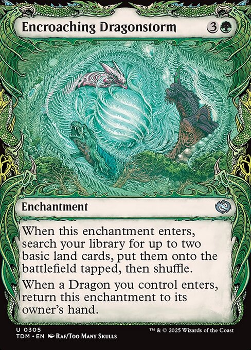 Magic the Gathering Card - Encroaching Dragonstorm - MTG Circle