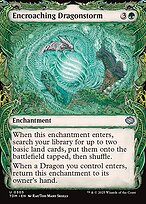 Magic the Gathering Card - Encroaching Dragonstorm - MTG Circle