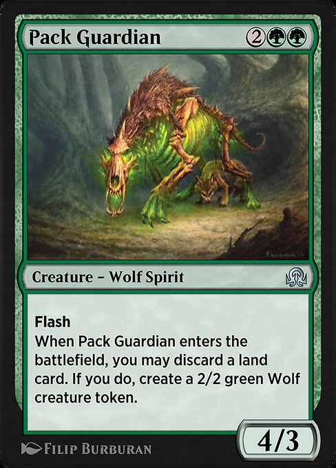 Magic the Gathering Card - Pack Guardian - MTG Circle