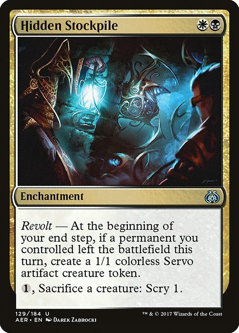 Magic the Gathering Card - Hidden Stockpile - MTG Circle