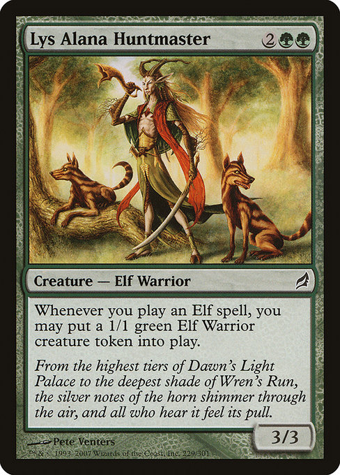 Magic the Gathering Card - Lys Alana Huntmaster - MTG Circle
