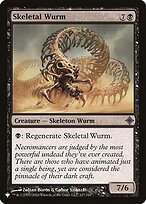 Magic the Gathering Card - Skeletal Wurm - MTG Circle