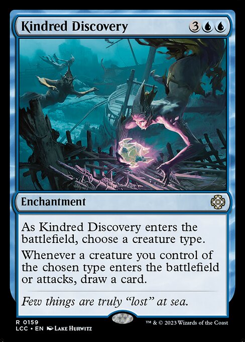 Magic the Gathering Card - Kindred Discovery - MTG Circle