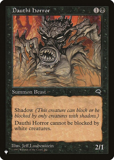 Magic the Gathering Card - Dauthi Horror - MTG Circle