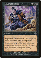 Magic the Gathering Card - Psychotic Haze - MTG Circle