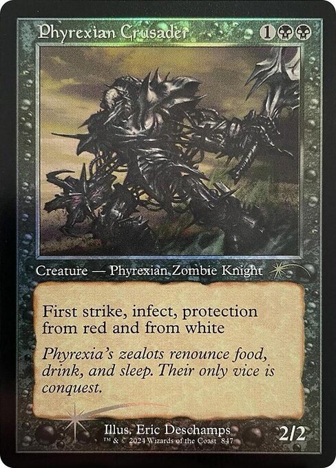 Magic the Gathering Card - Phyrexian Crusader - MTG Circle