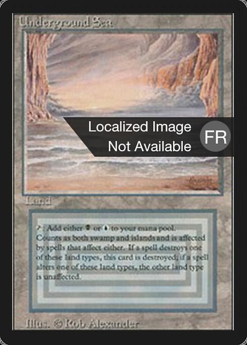 Magic the Gathering Card - Underground Sea - MTG Circle