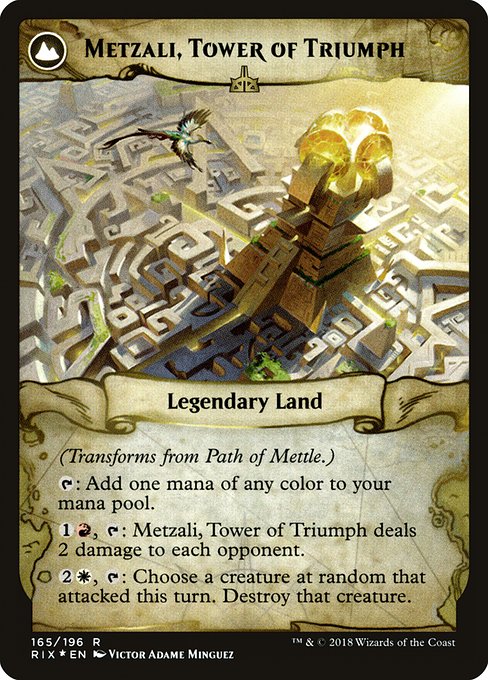 Magic the Gathering Card - Metzali, Tower of Triumph - MTG Circle