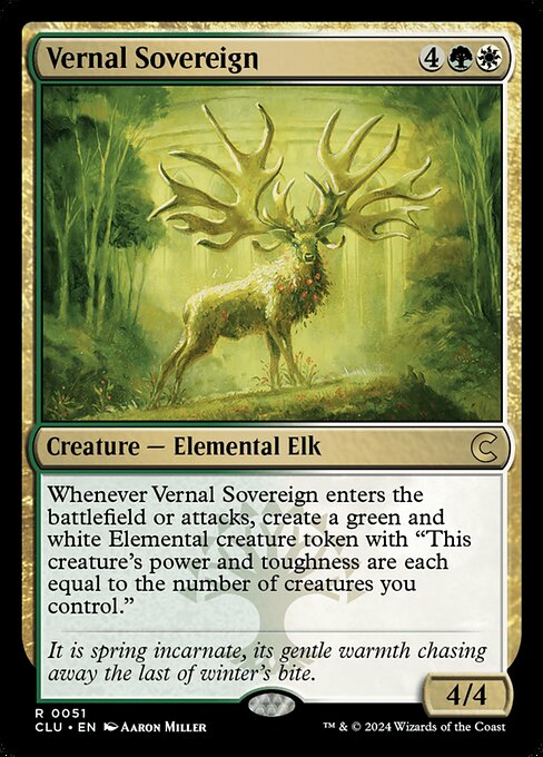 Magic the Gathering Card - Vernal Sovereign - MTG Circle